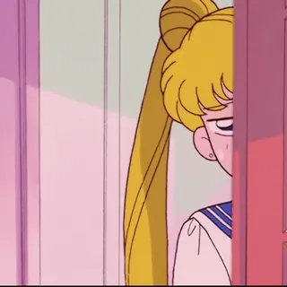 🌙 c33277ce Sailor Moon Anime, Sailor, Luna, Ragazza, Cartone animato, Sbirciare telegram sticker