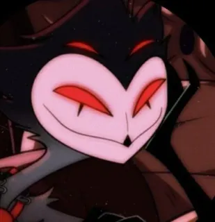 🦉 08c43388 Stolas Helluva Boss uil, demon, hel, cartoon, personage whatsapp sticker