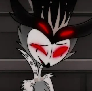 🦉 1abc4f7c Stolas Helluva Boss uil, demon, hel, cartoon, goetisch whatsapp sticker