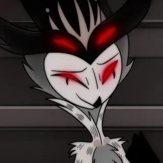 🦉 2b0b2615 Stolas Helluva Boss uil, demon, helluvaboss, cartoon, anime, vogel whatsapp sticker