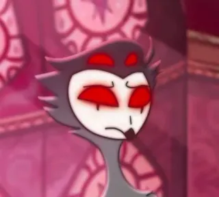 🦉 562a1725 Stolas Helluva Boss uil, demon, cartoon, Helluva Boss, Stolas whatsapp sticker