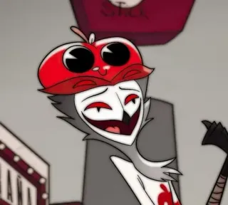 🦉 630ed3b0 Stolas Helluva Boss uil, demon, cartoon, hel, helluva boss whatsapp sticker