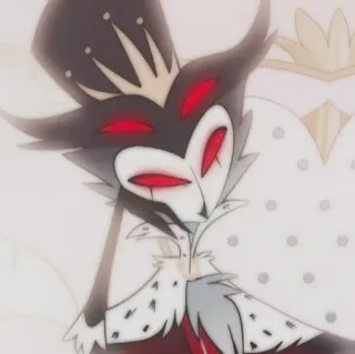 🦉 c1b651a9 Stolas Helluva Boss uil, demon, prins, Helluva Boss, cartoon whatsapp sticker