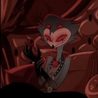 🦉 e83a87aa Stolas Helluva Boss uil, prins, demon, animatie, cartoon whatsapp sticker