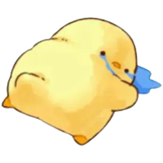 🥲 09759cdc crying, sad, tears, yellow, cute, sticker whatsapp sticker