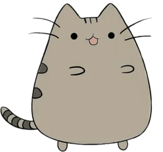 😃 ae1c43ba Pusheen cat, cartoon, sticker, pusheen, animal, cute whatsapp sticker