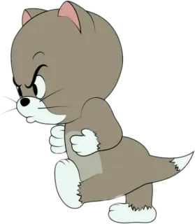 😡 eb3f1e0a cat, cartoon, animal, angry, feline, character whatsapp sticker