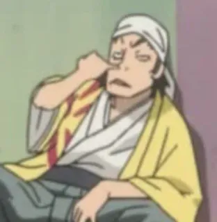 🥰 0dd400a3 Anime, Karakter, Pria, Hidung, Jari, Lucu telegram sticker