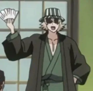 😄 71e19da0 Anime, Karakter, Penggemar, Kacamata hitam telegram sticker