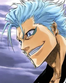 🔥 84ac9198 Grimmjow Jaegerjaquez Bleach Anime, Manga, Grimmjow, Bleach, Karakter, rambut biru telegram sticker