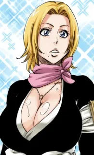 🔥 f9c2701e Rangiku Matsumoto Bleach Anime, Karakter, Wanita, Pirang, Manga, Bleach telegram sticker