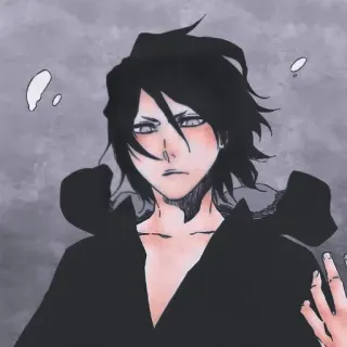๐จ 918a7047 Uryu Ishida Bleach anime, manga, character, ishida, uryu, bleach telegram sticker