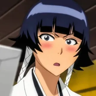 😳 6df94061 Soifon Bleach Anime, Bleach, Soifon, Postać, Kobieta telegram sticker