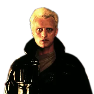 💁 609e38ce Roy Batty Blade Runner 银翼杀手, 罗伊·贝蒂, 鲁特格尔·哈尔, 电影, 科幻, 复制人 telegram sticker