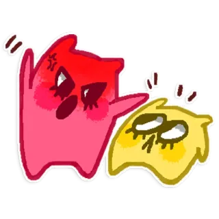 🤬 8fc33cbe การ์ตูน, โกรธ, เศร้า, แอนิเมชั่น, น่ารัก, อารมณ์, ผี telegram sticker