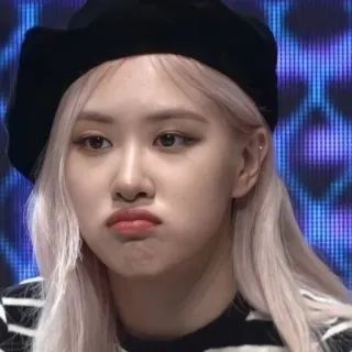 🌟 165c6f02 Rose kpop, zangeres, rose, blackpink, beroemdheid, vrouw, gezicht telegram sticker