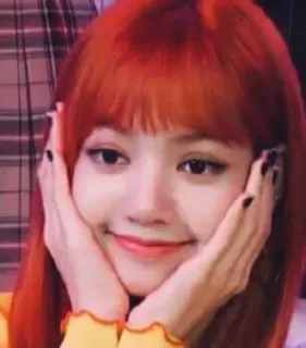 🥰 46e977c5 Lisa Lisa, BLACKPINK, K-pop, zangeres, beroemdheid, vrouw, portret telegram sticker