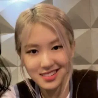 😏 6b3f049e Rose kpop, idol, rose, blackpink, zangeres, artiest telegram sticker