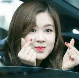 ❤ 5c145bce ผู้หญิง, ภาพเหมือน, มินิฮาร์ท, ความงามแบบเกาหลี, ยิ้ม, มีความสุข telegram sticker