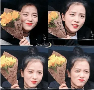 😐 8cc2c428 RoLisa ผู้หญิง, ดอกไม้, ช่อดอกไม้, มีความสุข, ผู้หญิง telegram sticker