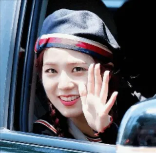 👋 f33e1a21 คน, ผู้หญิง, หมวก, โบกมือ, ยิ้ม telegram sticker