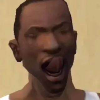 😋 5a334732 CJ Grand Theft Auto: San Andreas CJ, Grand Theft Auto, San Andreas, video game, character whatsapp sticker