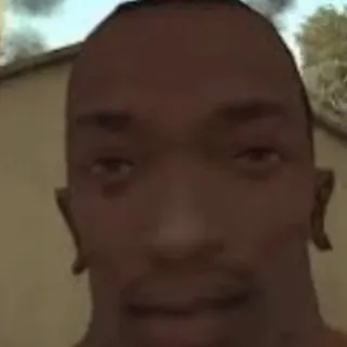 😑 60aeaca1 CJ Grand Theft Auto: San Andreas CJ, Grand Theft Auto, San Andreas, video game, character whatsapp sticker