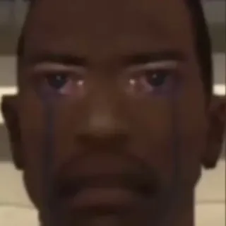 🥺 67090d31 sad, crying, man, portrait, tears whatsapp sticker