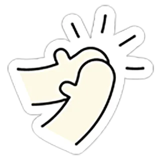 👋 11a1bf9a geste de la main, bras, offensant, autocollant telegram sticker