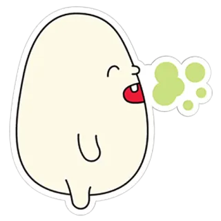 🤑 588fe50a Dessin animé, Personnage, Pet, Gaz, Odeur, Drôle telegram sticker