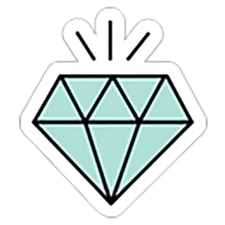 💎 a82b598b diamant, gemme, bijou, pierre précieuse, mignon telegram sticker