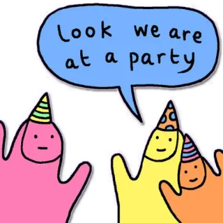 Blobby telegram stickers