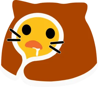 🤤 481e9dd8 Эмодзи, Выражение, Слюни, Милый, Смешной, Лицо, Реакция telegram sticker