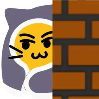 👀 51913e05 кот, эмодзи, мультфильм, стикер, персонаж, животное telegram sticker