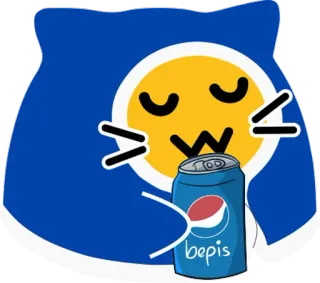 🥤 659f15e2 bepis bepis, газировка, напиток, мем, кот telegram sticker