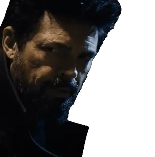 😏 44067587 Billy Butcher The Boys 比利·布彻尔, 黑袍纠察队, 超级英雄, 反英雄, 卡尔·厄本, Prime Video, 胡子男 telegram sticker