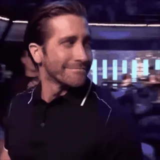 👋 9e619cde Jake Gyllenhaal 演员, 微笑, 名人, 男人, 人 telegram sticker