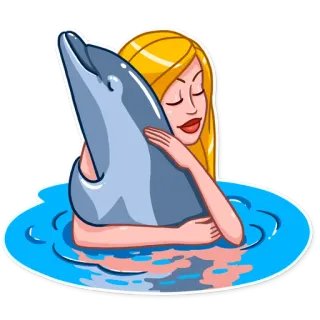 Blondie Vacation telegram stickers