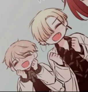 🌟 ca2c5acb Anime, Desenho animado, Fofo, Menino, Kawaii whatsapp sticker