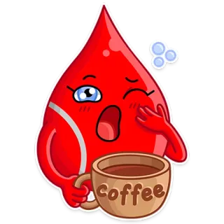☕ cc13adae coffee kaffee, getränk, cartoon, emoji, tasse telegram sticker