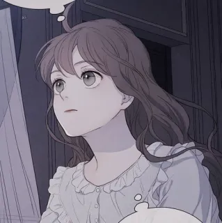 ☕️ 589d1a79 girl, anime, manga, portrait, woman telegram sticker