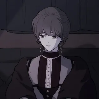 ✖️ 8f9dd665 woman, portrait, seated, dress, formal, brunette telegram sticker