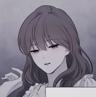 ☕️ be66e00c woman, portrait, girl, character, illustration telegram sticker