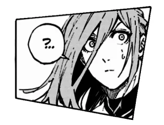 ❓ a15c251b ?... pertanyaan, anime, bingung, manga, ekspresi whatsapp sticker