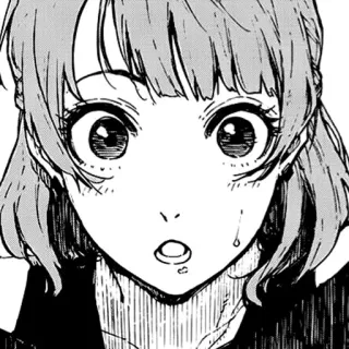 😮 ac11b9c5 anime, terkejut, gadis, manga, terkejut whatsapp sticker