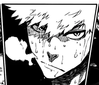 😤 af98d99b Anime, Manga, Keringat, Serius, Potret whatsapp sticker