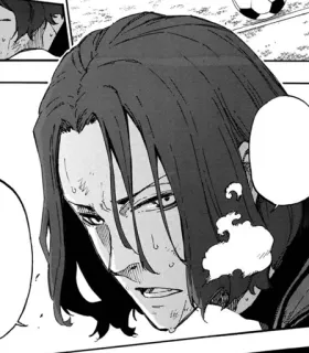 😓 db02f60a Anime, Manga, Sepak bola, Serius, Karakter pria whatsapp sticker