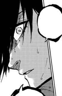 😾 eab205ba Anime, Manga, Keringat, Ekspresi, Monokrom whatsapp sticker