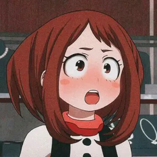 🍫 62ec336b Ochaco Uraraka My Hero Academia Ochaco Uraraka, Anime, My Hero Academia, Charakter, Fanart whatsapp sticker