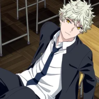 🔷 2ec1a915 Anime, Pria, Seragam sekolah, Karakter telegram sticker